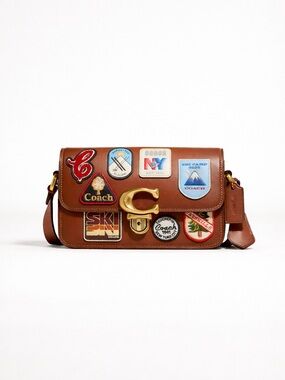 Coach Studio Shoulder Bag 19 With Patches [NY Edition] Limited